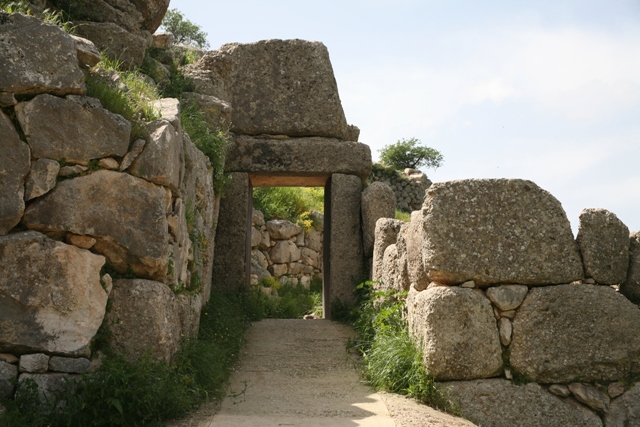 Mycenae - North Gate - built in the same style as the Lions Gate